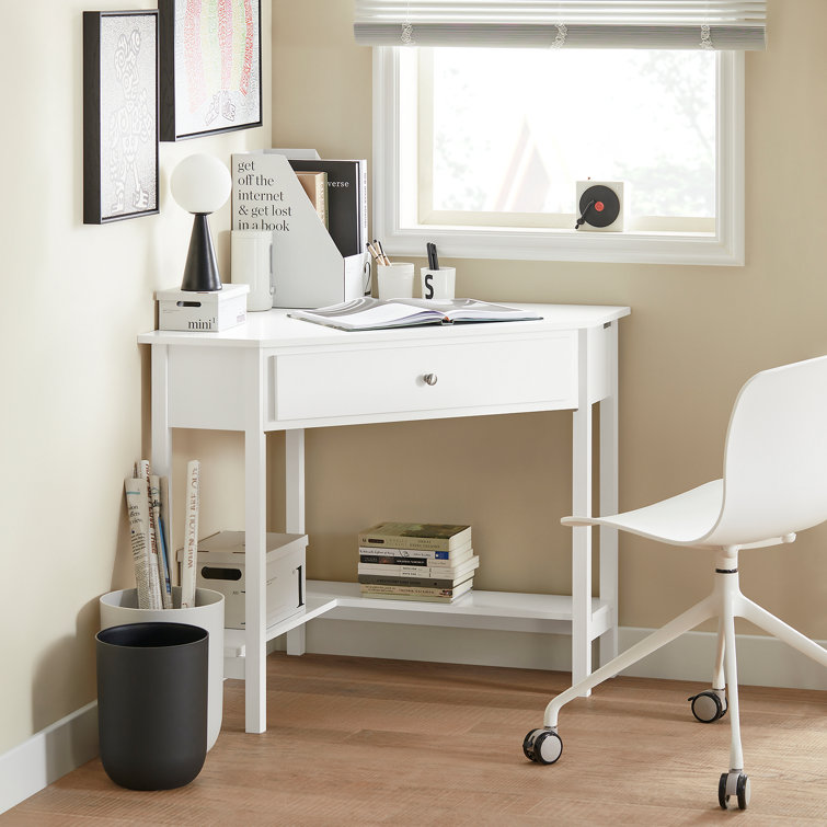 Wayfair writing outlet desk white